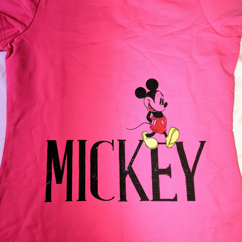NWT Mickey Mouse Pink Blouse